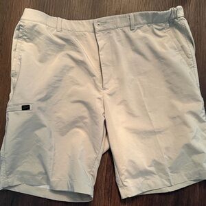 Greg Norman Collection Men's Tan Flat Front Shorts